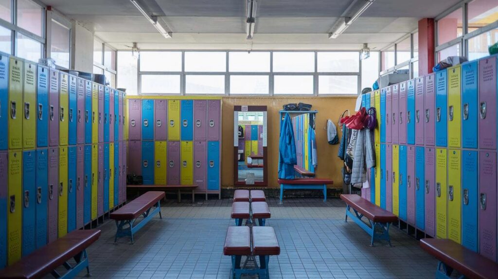 Gymnases et vestiaires scolaires